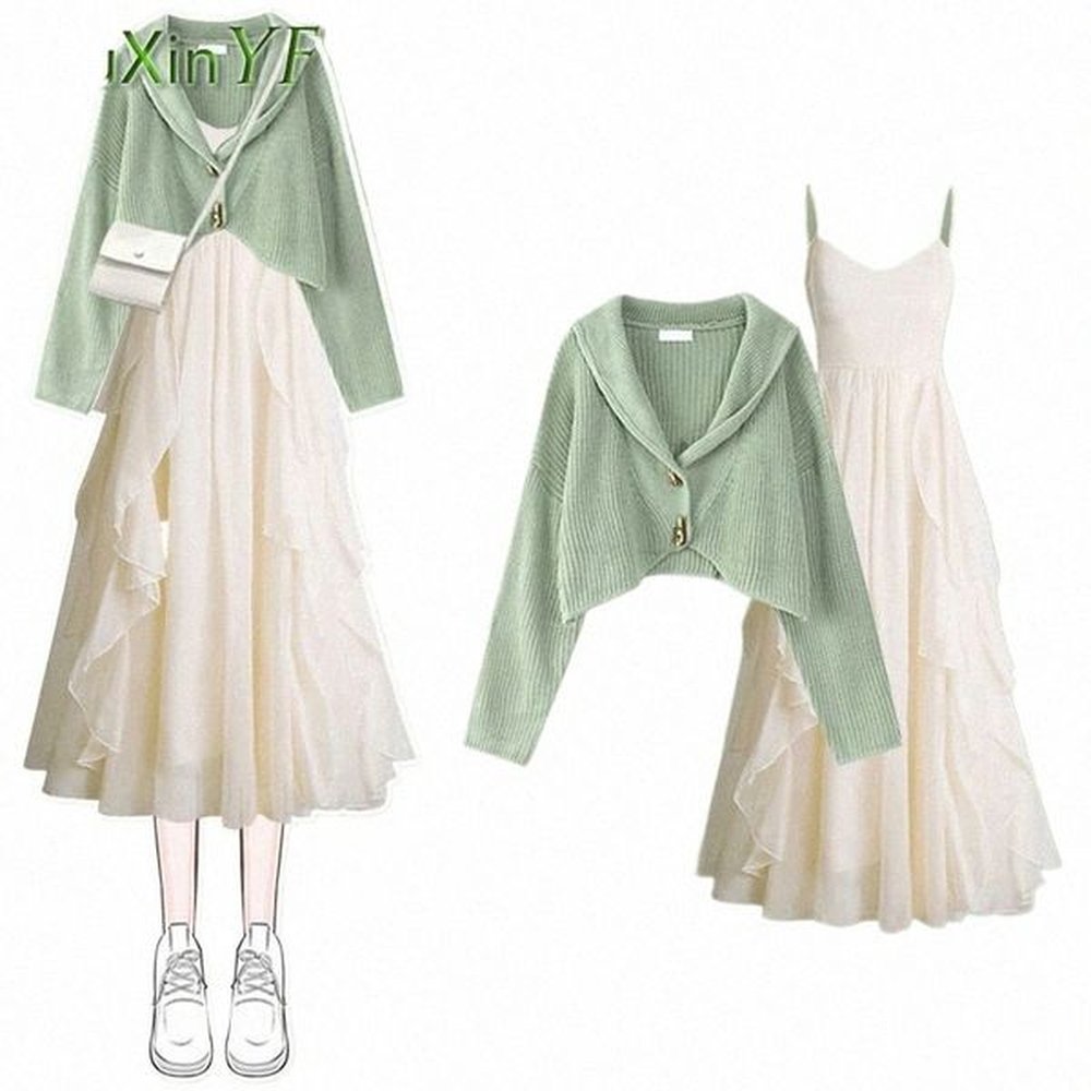 womens autumn winter new in matching set korean elegant knitted
