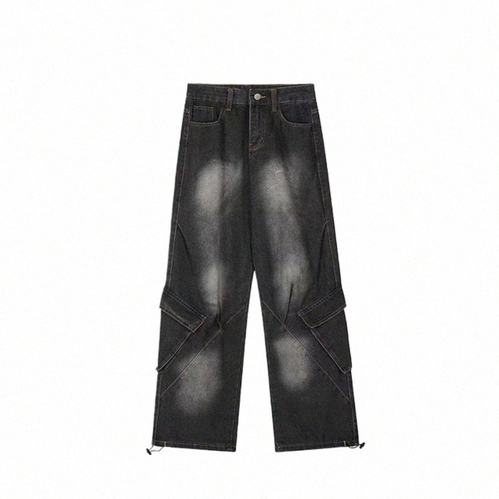 womens black gothic yk cargo jeans japanese s style harajuku.png