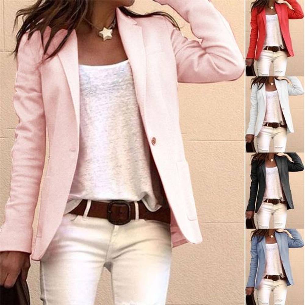 womens blazer autumn hotsales women elegant business coat slim suit
