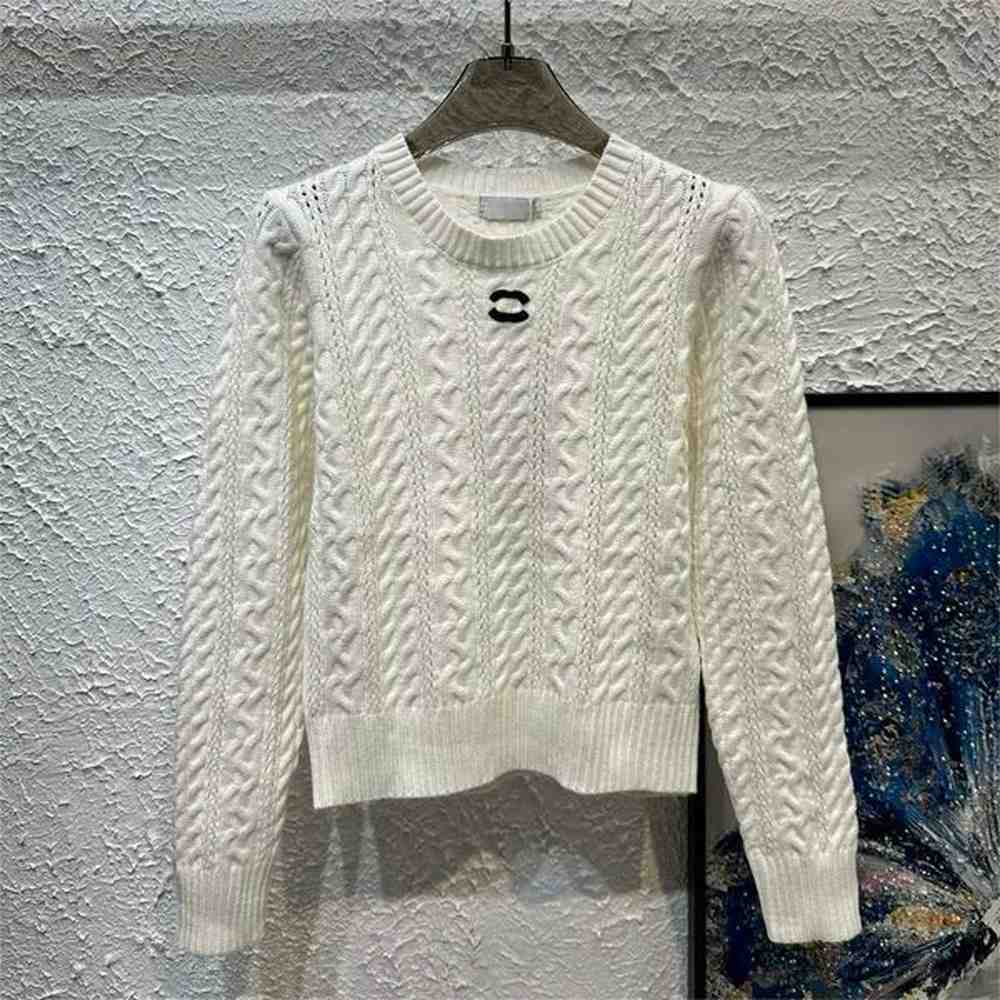 womens c sweaters autumn luxury ch trendy longsleeved knit top
