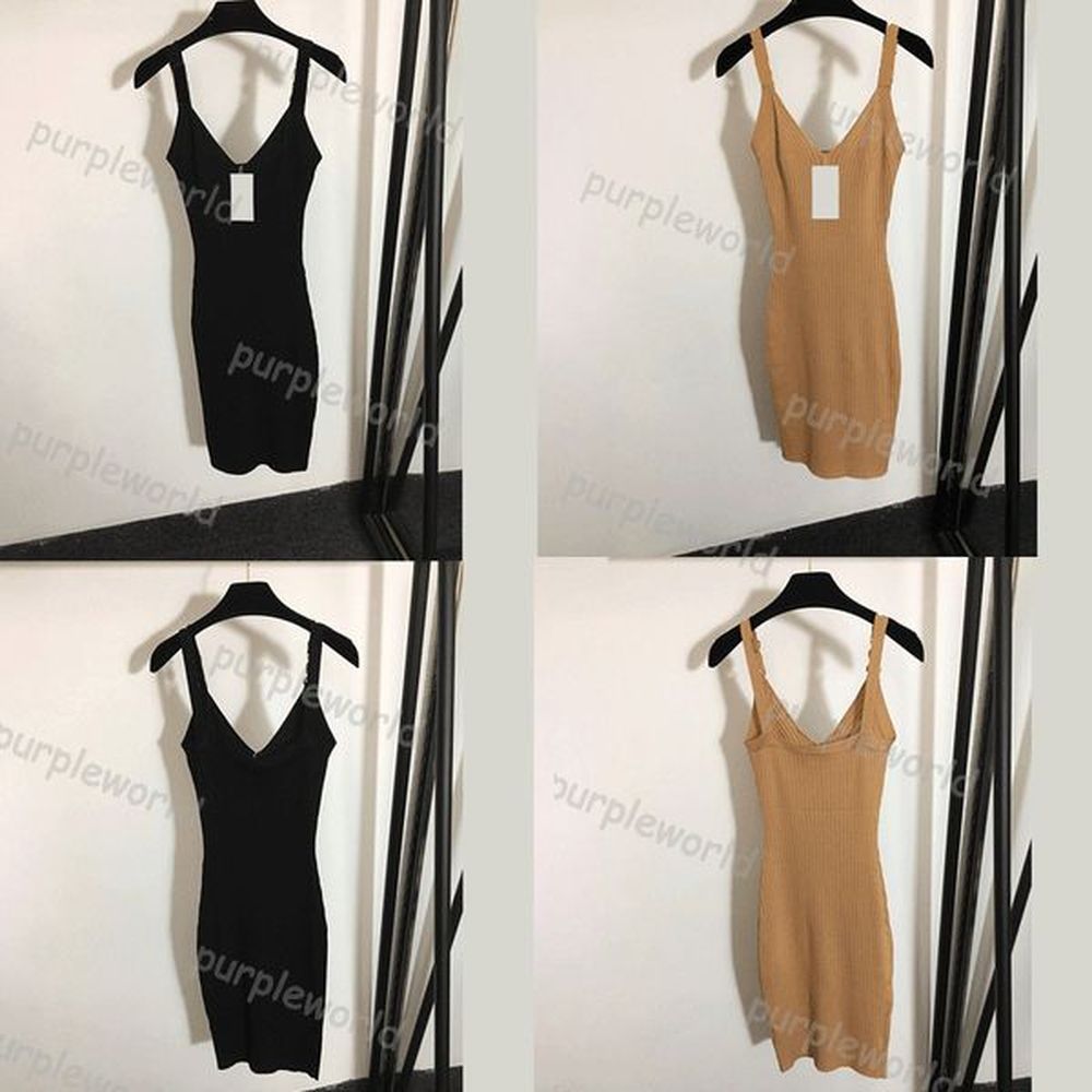 womens casual striped knit dress summer slip dress party metal