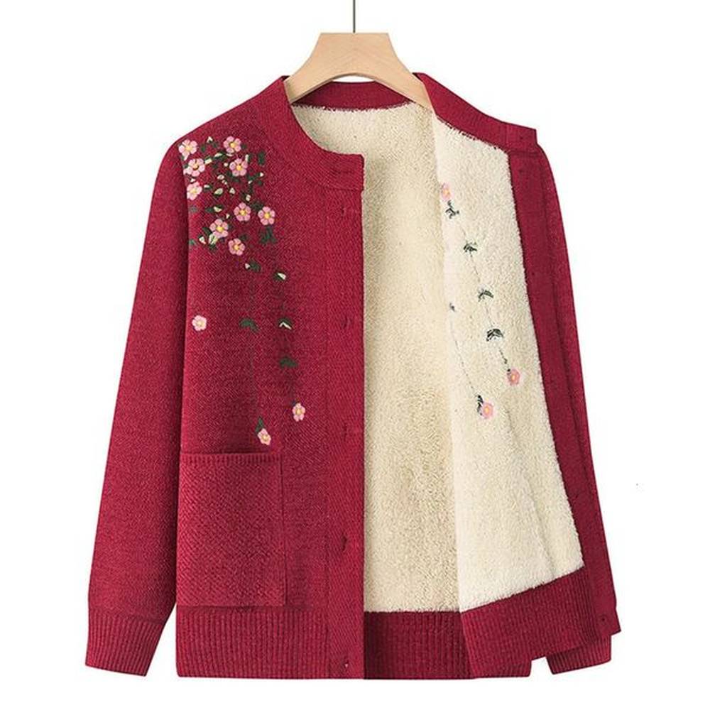 womens clothes long sleeve winter outerwear middle aged xlxl oversized