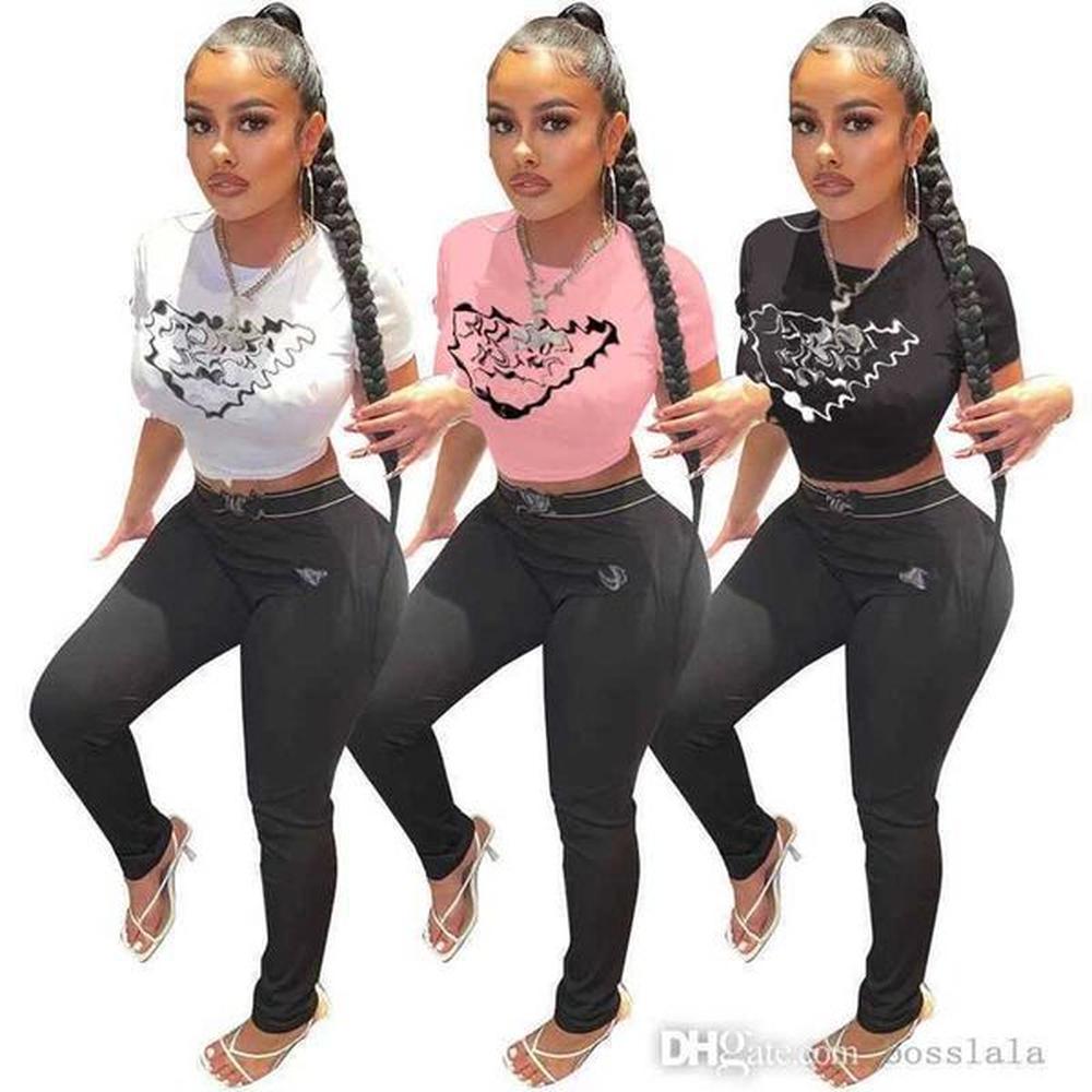 womens clothing designer tracksuits casual sports two piece pants sets