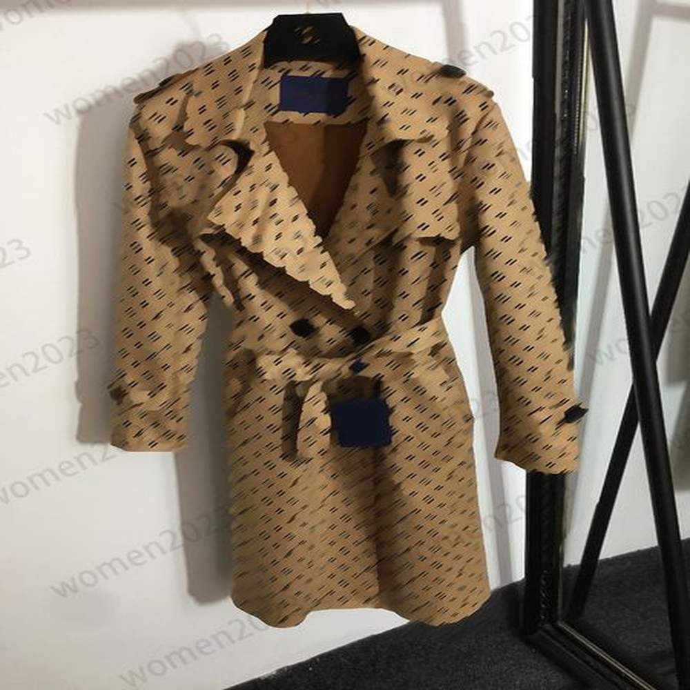 womens coats brand designer fashion autumn double breasted laceup