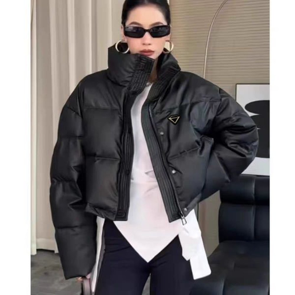 womens designer jacket coat winter jacket women pu leather down