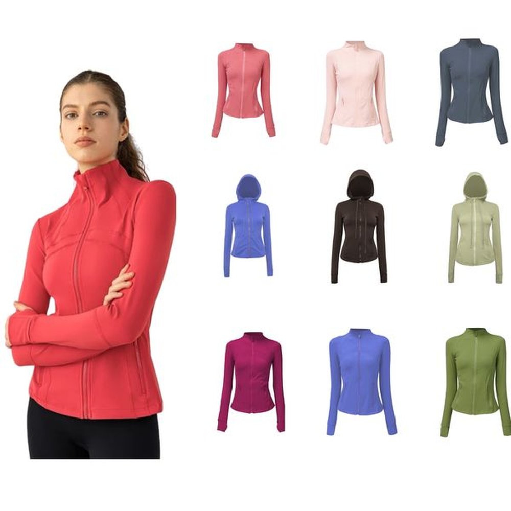 womens designer jacket slim fitness yoga outfit womens jacket sport