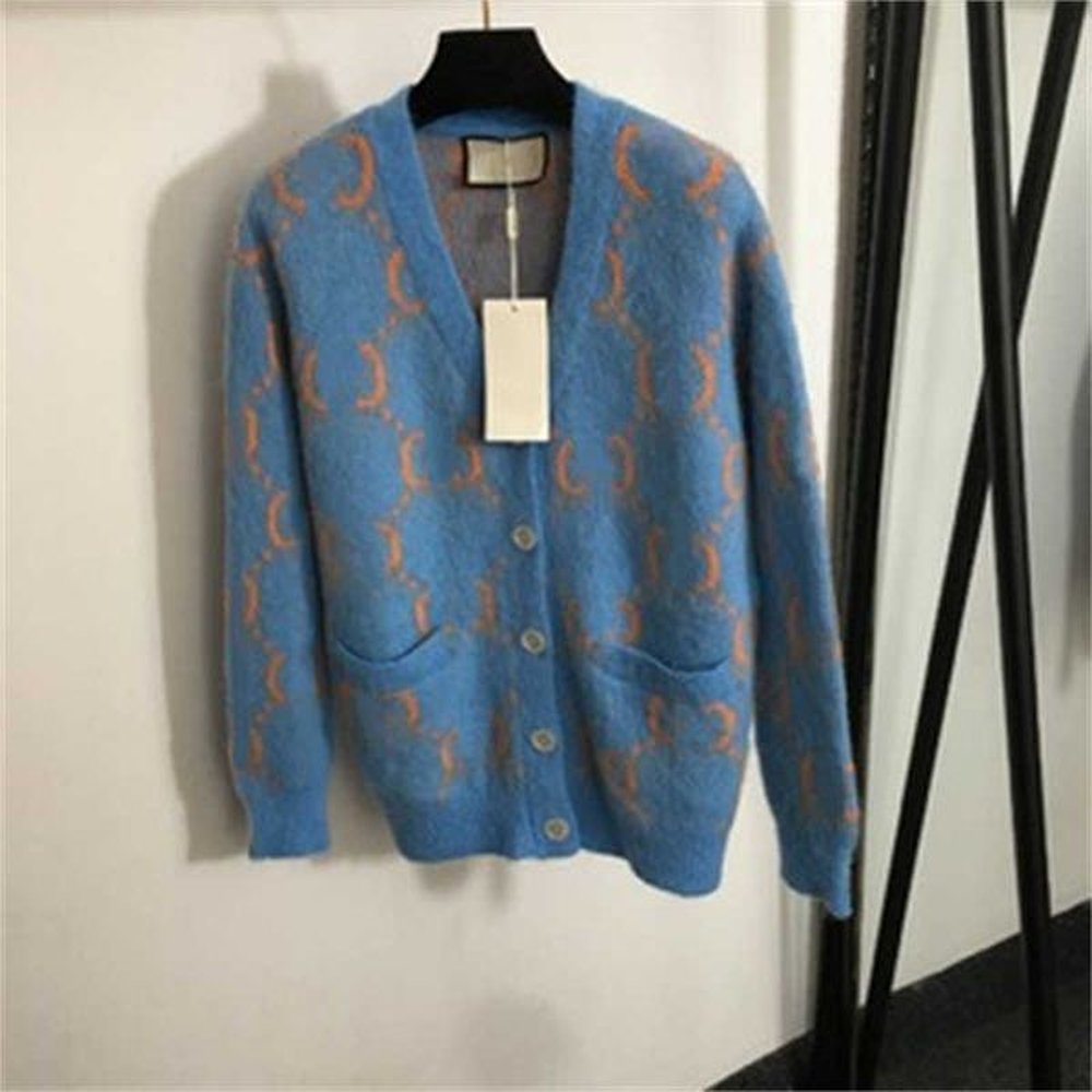 womens designer sweater cashmere sweaters autumn loose fashion vneck long