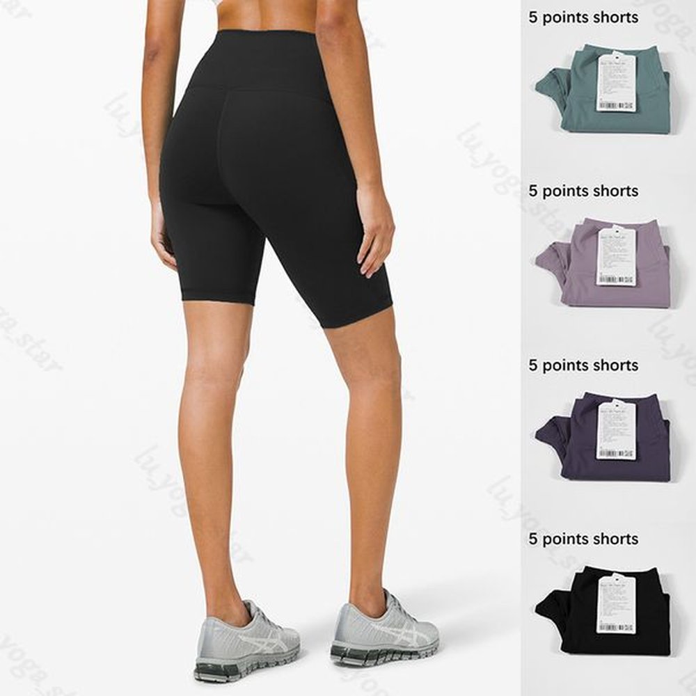 womens designer yoga quickdry sporty shorts leggings high waist aligned