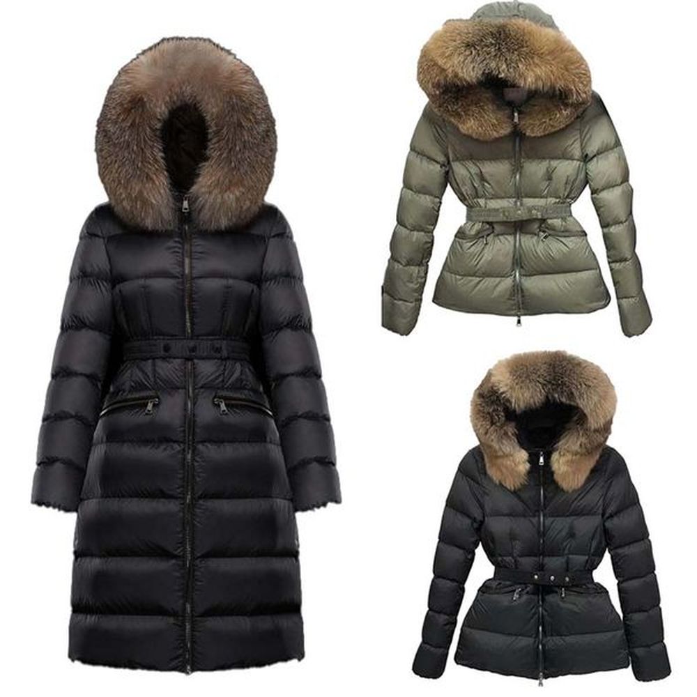 womens down jacket winter outdoor hooded warmth long jackets coats