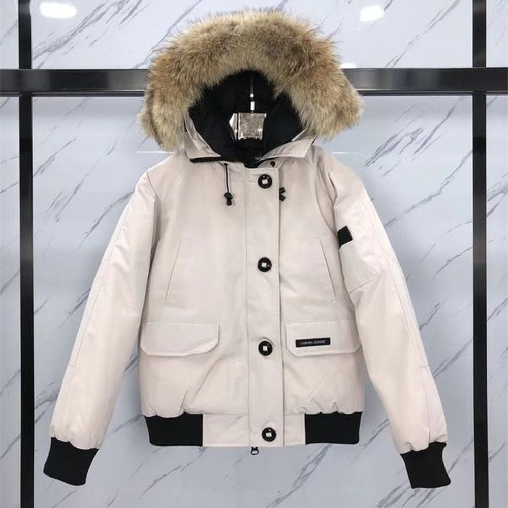 womens down parkas highend customized bomber jacket short large size