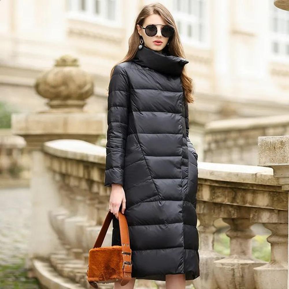 womens down parkas korean fashion warm duck double sided