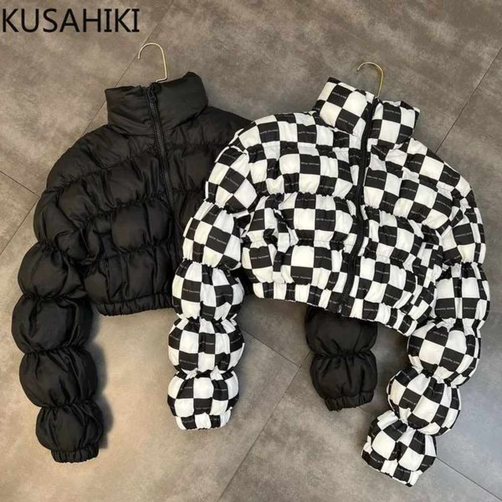 womens down parkas kusahiki stand neck winter coat women korean