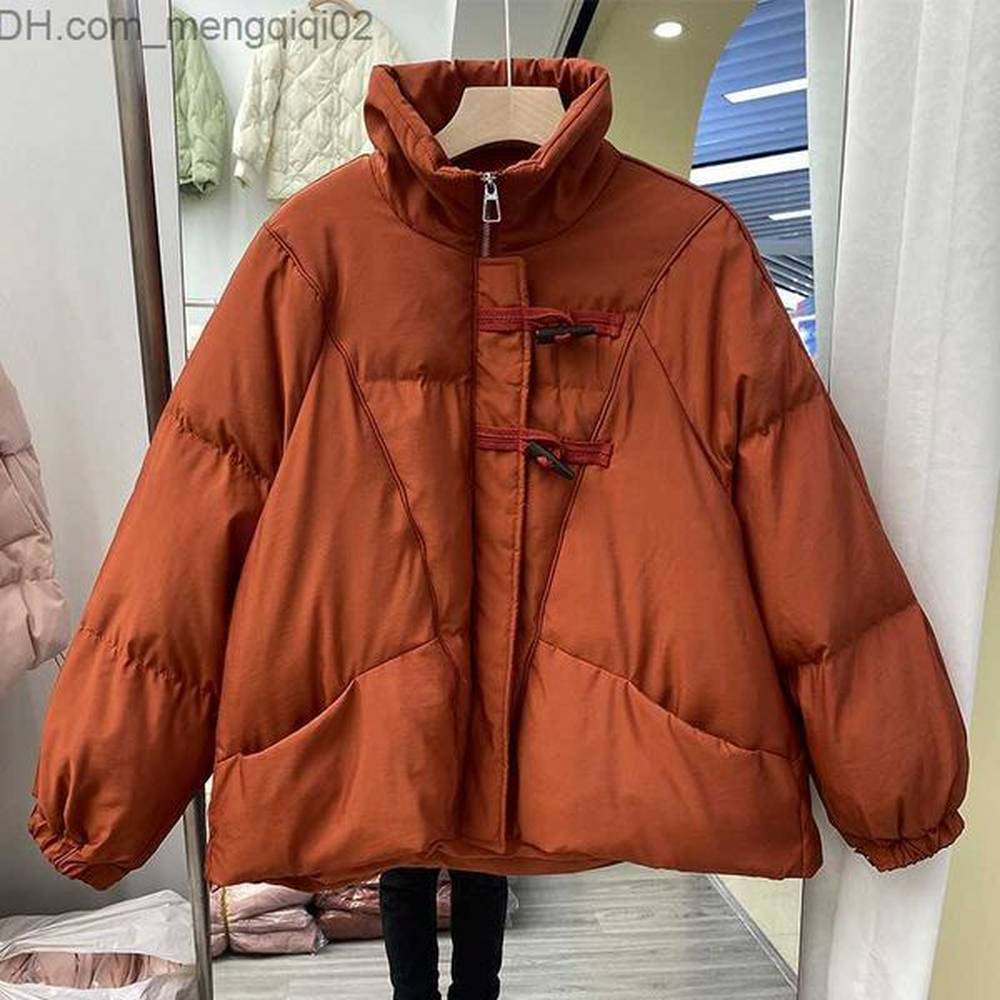 womens down parkas womens autumn and winter short thick loose