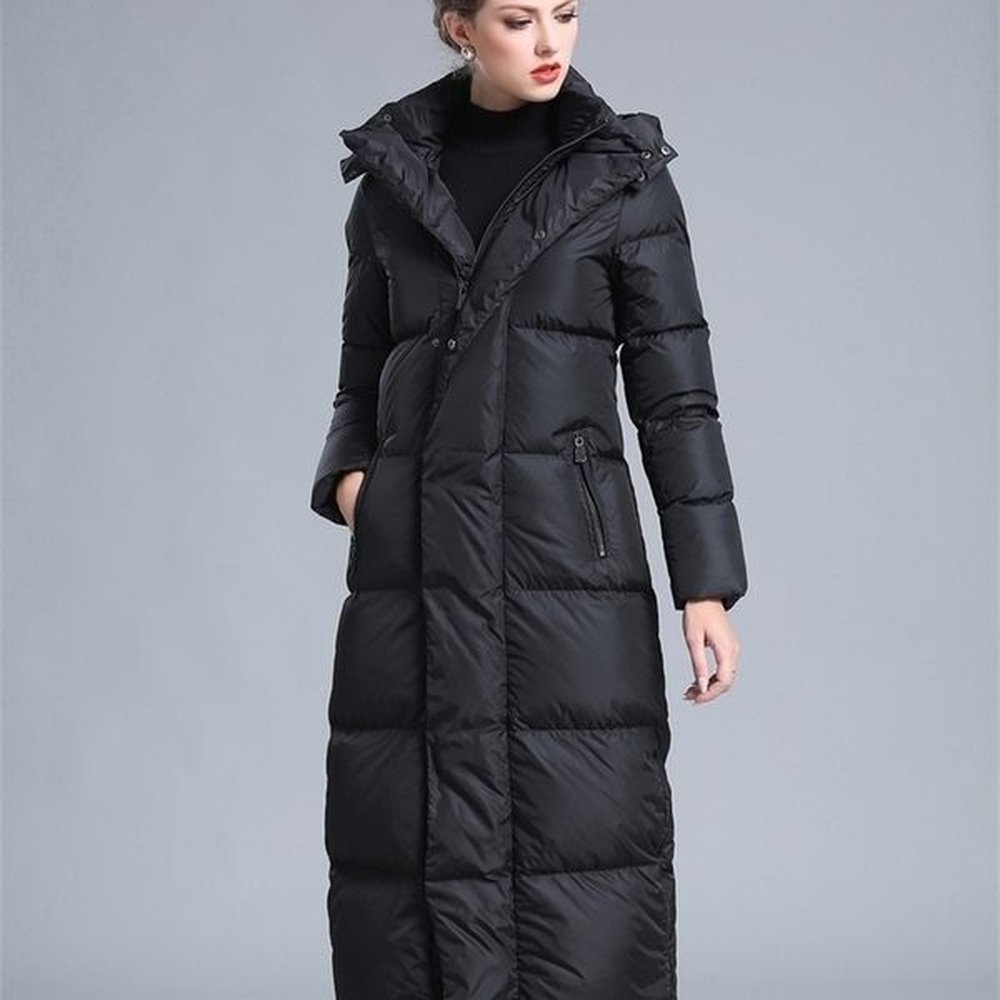 womens down parkas womens winter clothing puffer zipper down coat