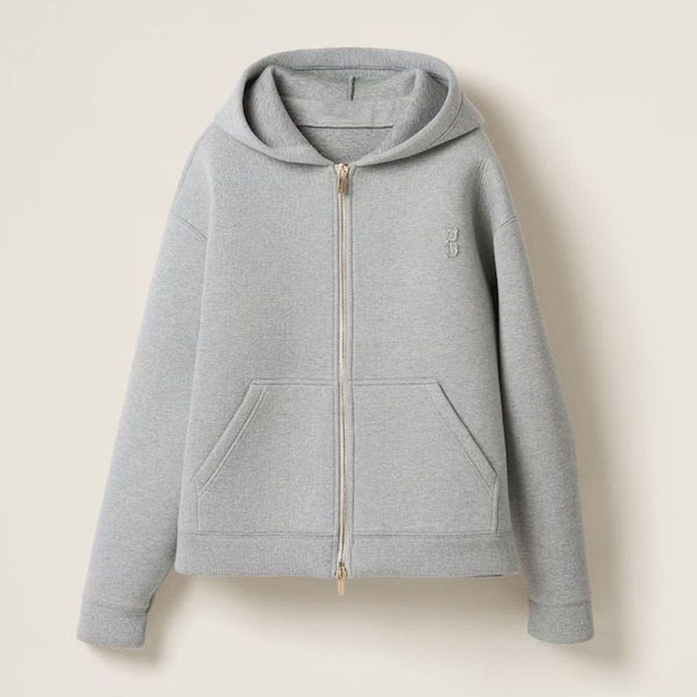 womens embroidered cotton zipper hoodies letter patch tops for woman