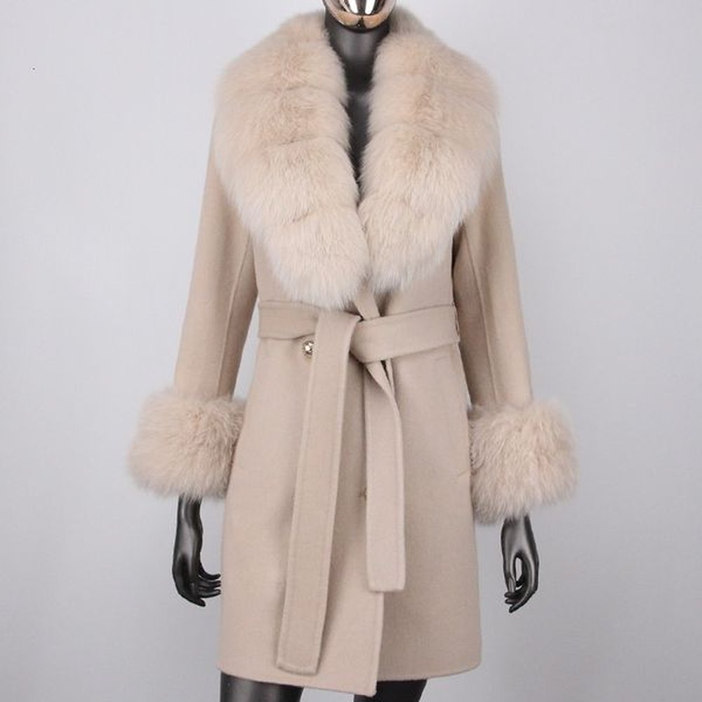 womens fur faux fashion winter jacket women real coat natural