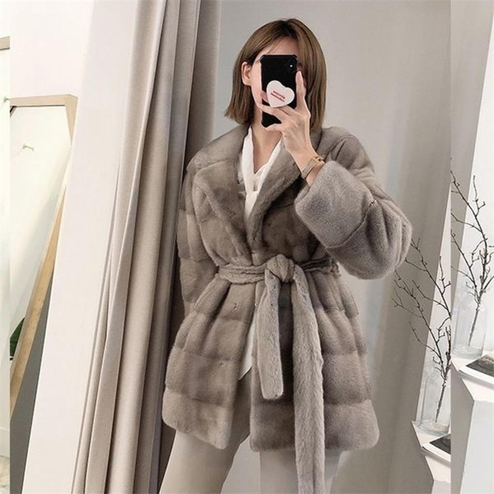 womens fur faux hdhohr natural mink coats for women real