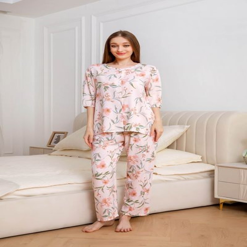 womens home clothes pajamas foundation makeup gardenia trousers suit c