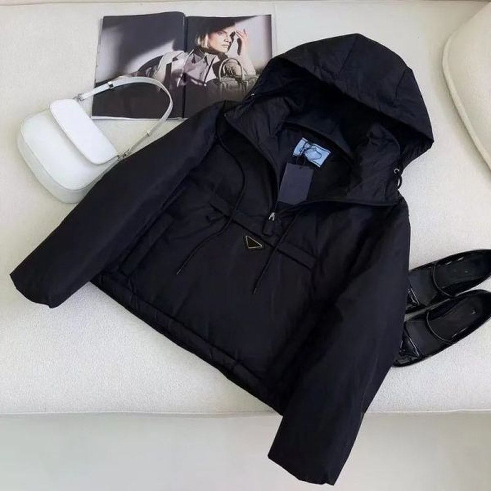 womens hooded down jacket designer pullover padded jacket warm parka