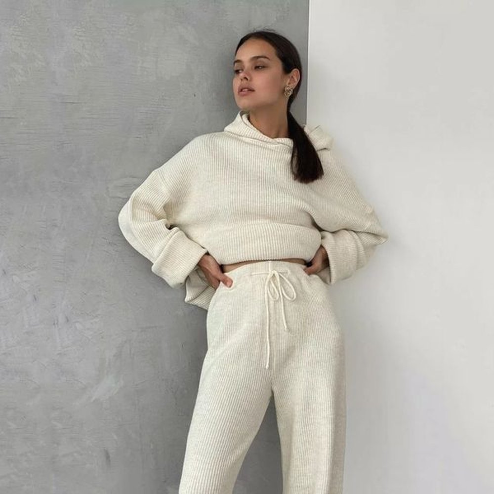 womens hoodie casual street pullover sweatshirt fashion loose longsleeved suit