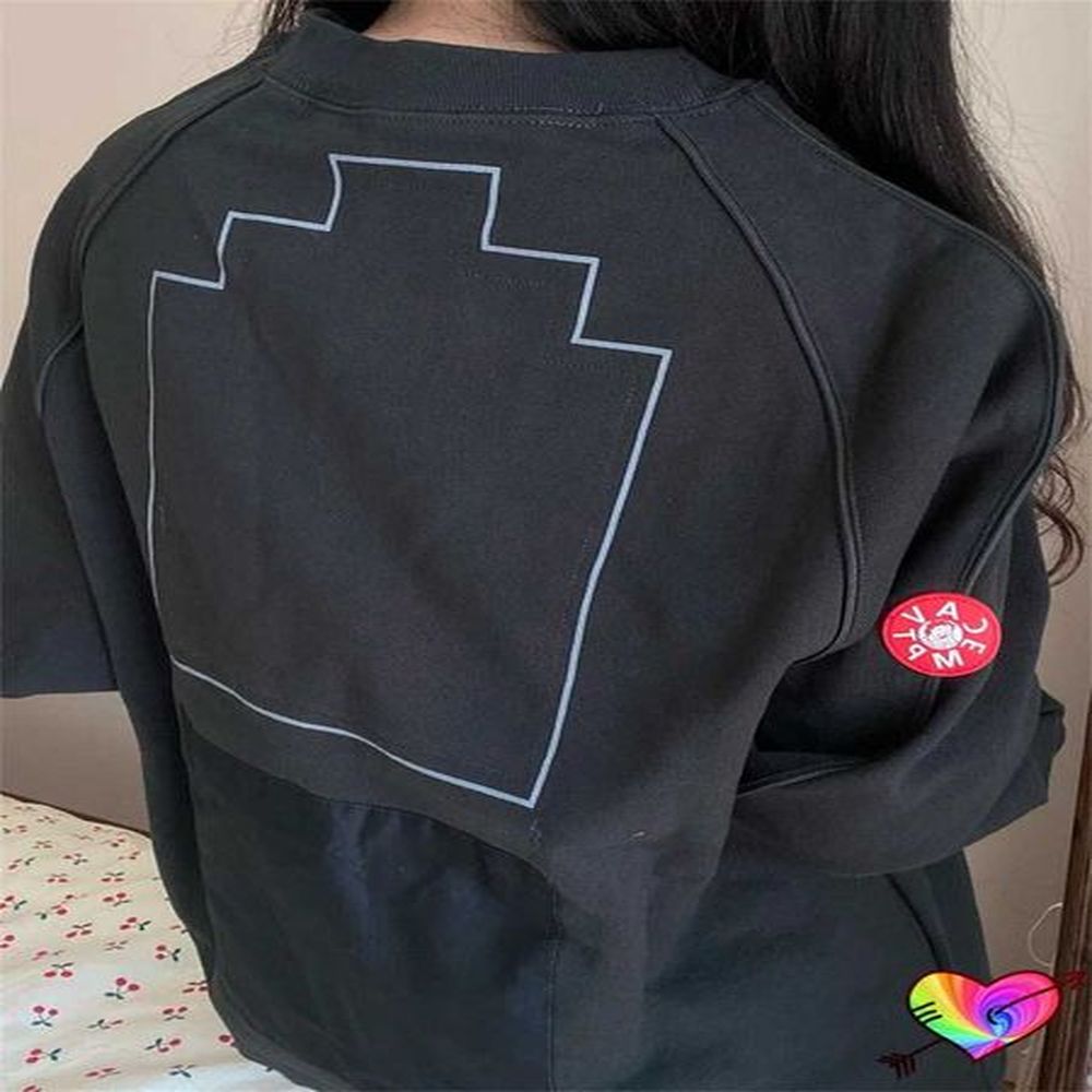 womens hoodies sweatshirts black cavempt crewneck hoodie men women rectangle