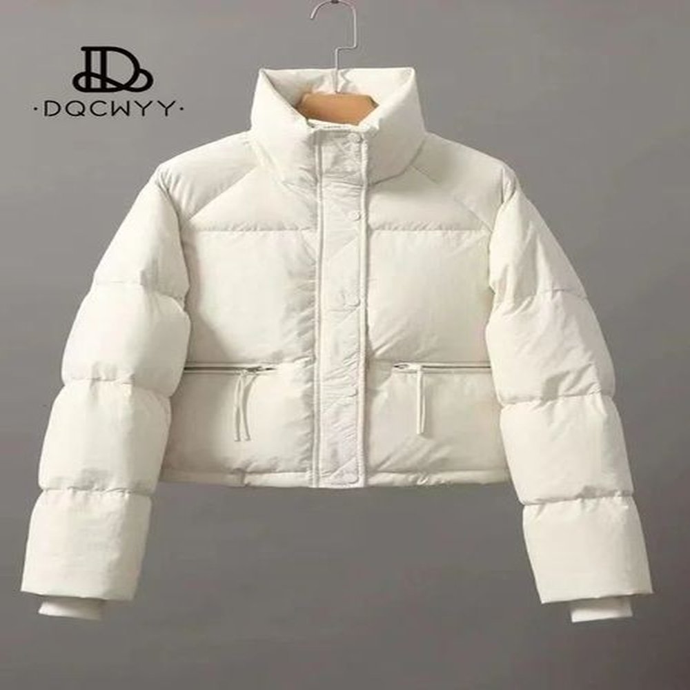 womens jacket in cottonpadded clothes short korean fashion stand