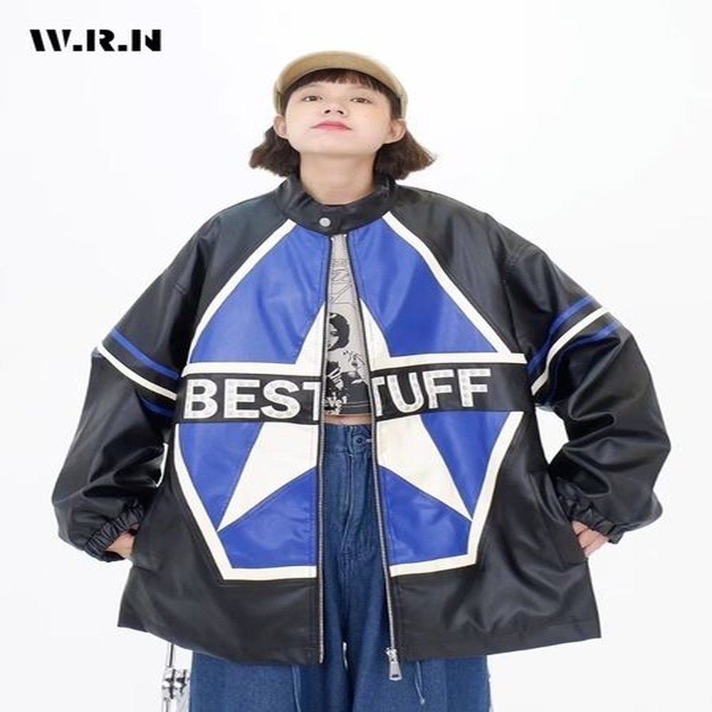 womens jackets women casual yk hiphop motocycle style faux leather