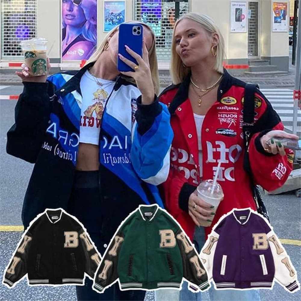 womens jackets womens fashion casual jacket baseball coats men patchwork