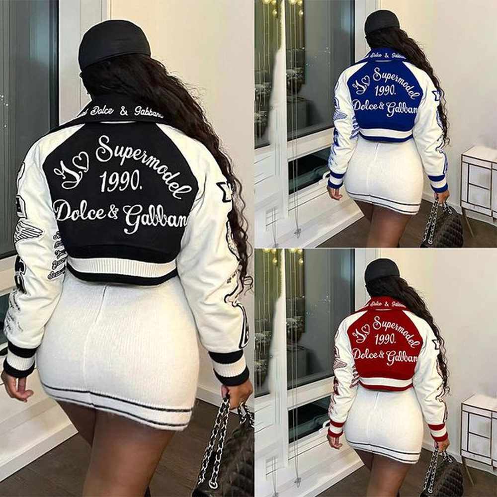 womens jackets yk bomber women hip hop harajuku varsity letterman