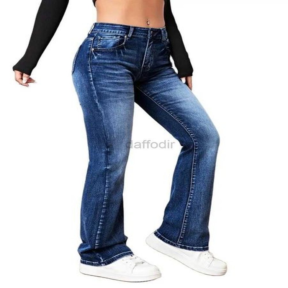 womens jeans fall trousers high waist boot cut jeans