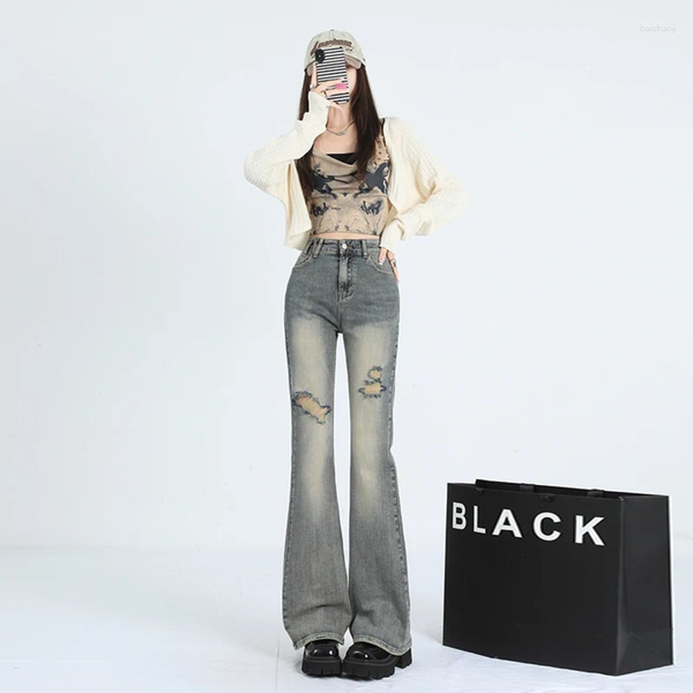 womens jeans retro ripped autumn spice girl high waist slim.png