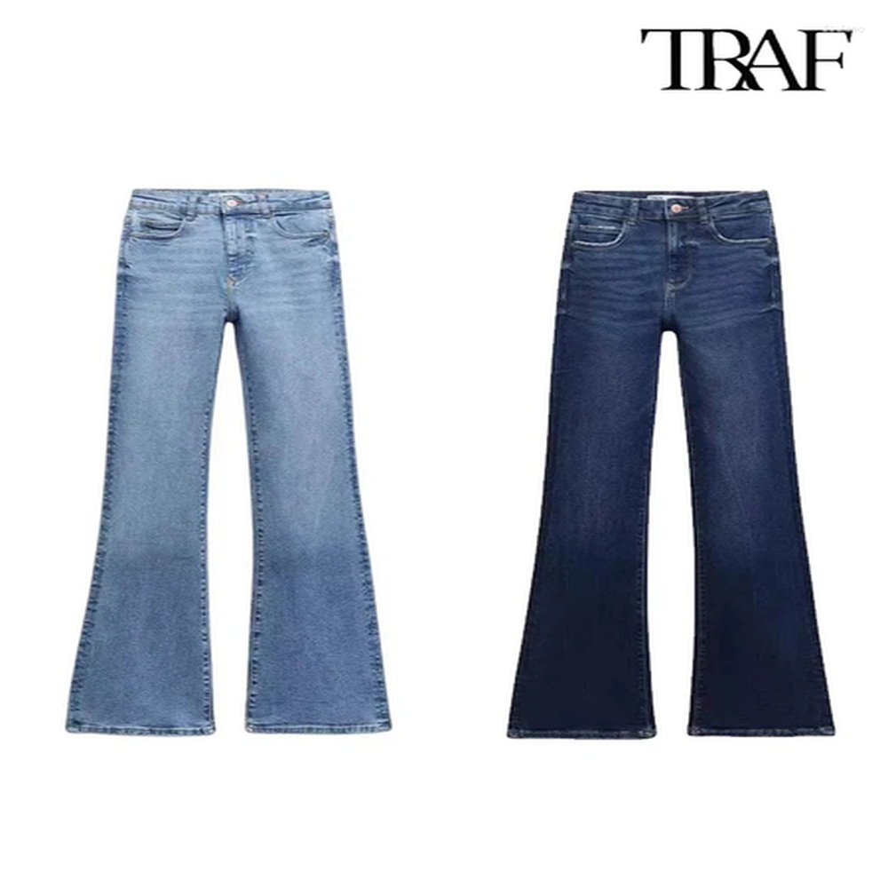 womens jeans trafza high rise flared fashion washed effect five.png