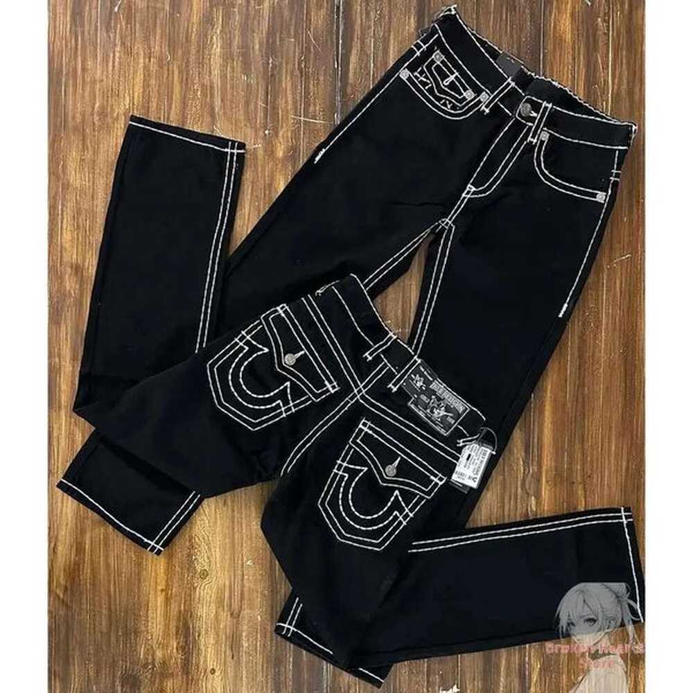 womens jeans vintage gothic fashion embroidered denim pants beautiful yk