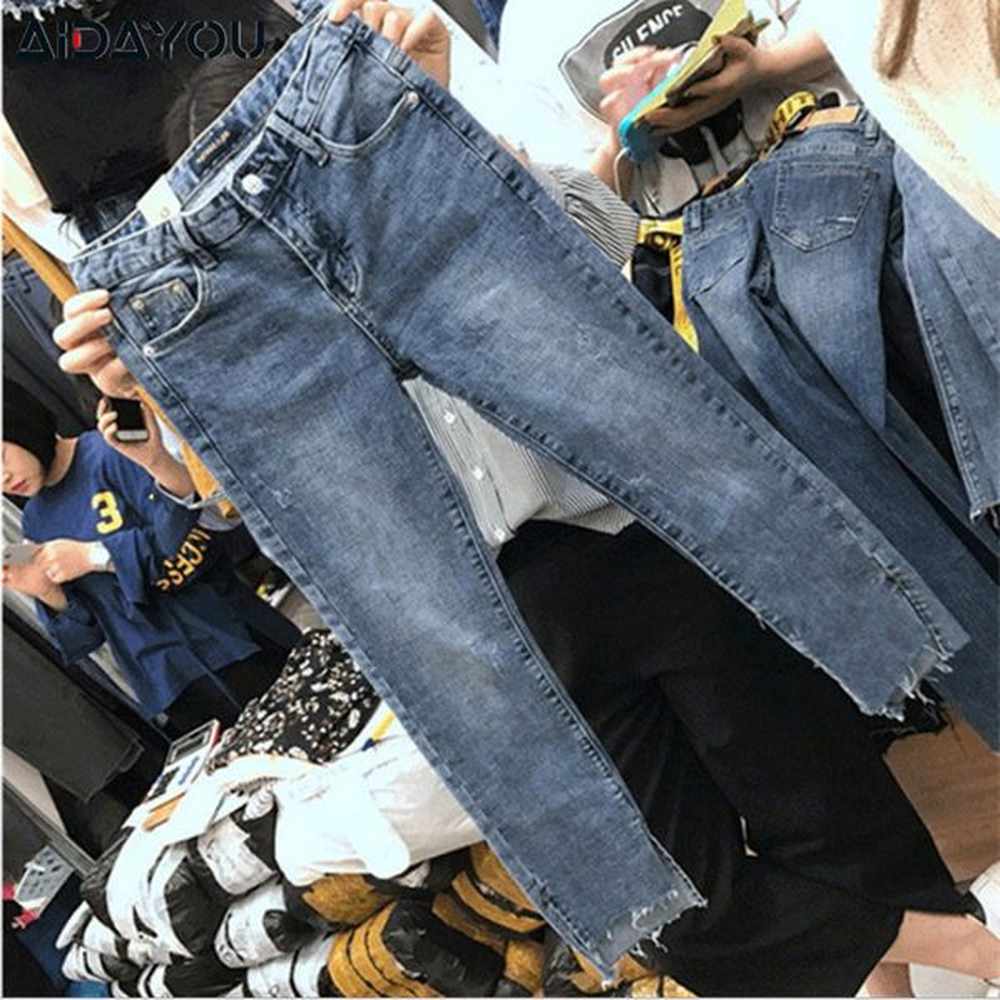 womens jeans womens ripped jeans good quality stretchy elastic loose
