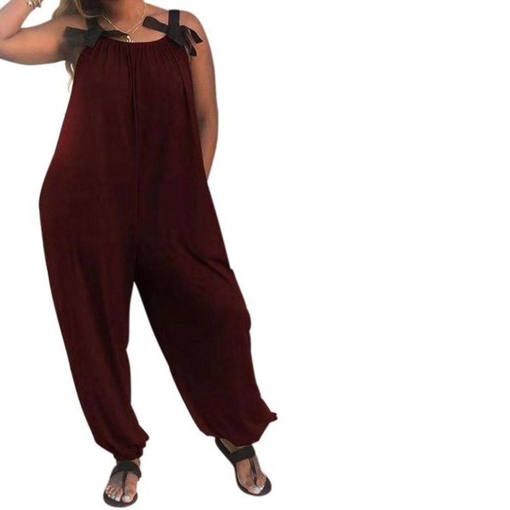 womens jumpsuits rompers plus size women casual loose baggy