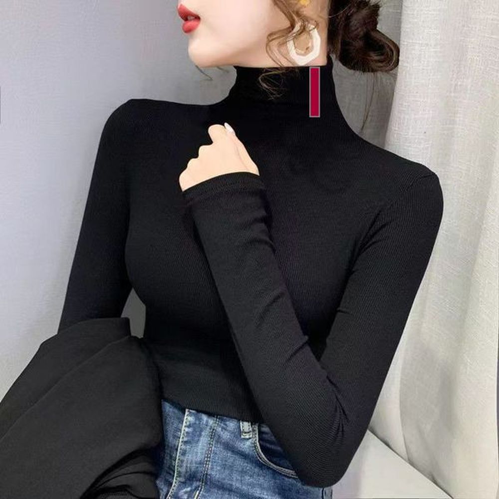 womens knits tees high neck turtleneck designer woman sweater blouse