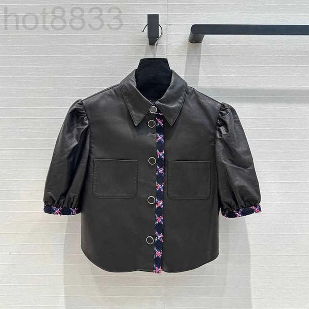 womens leather faux leather designer top quality sheepskin tweed