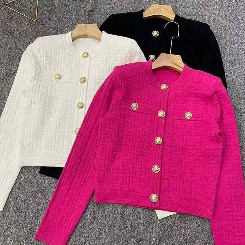 womens long sleeves round neck brand sweaters warm knitted designer