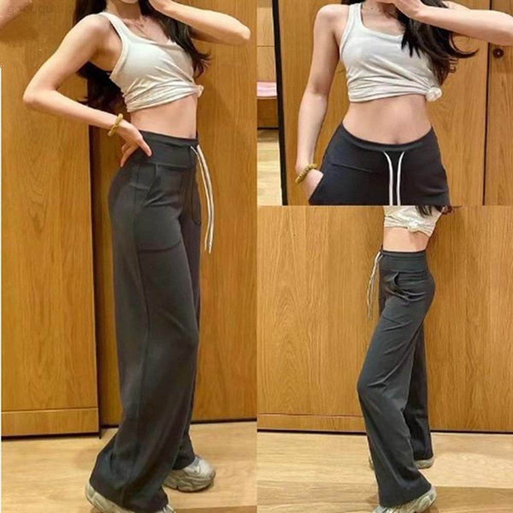 womens loose fit flared trouses gym sports leggings fitness women