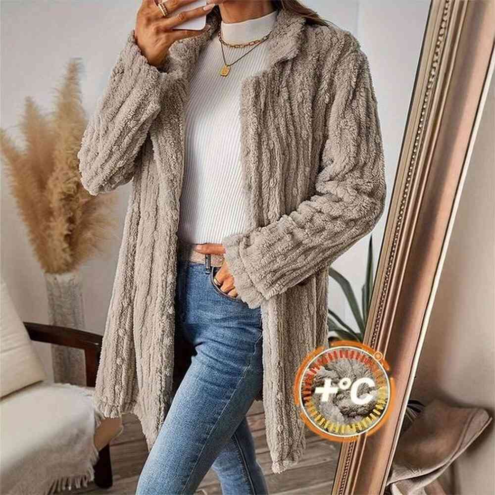 womens new doublesided veet jacquard jacket european and american comfortable