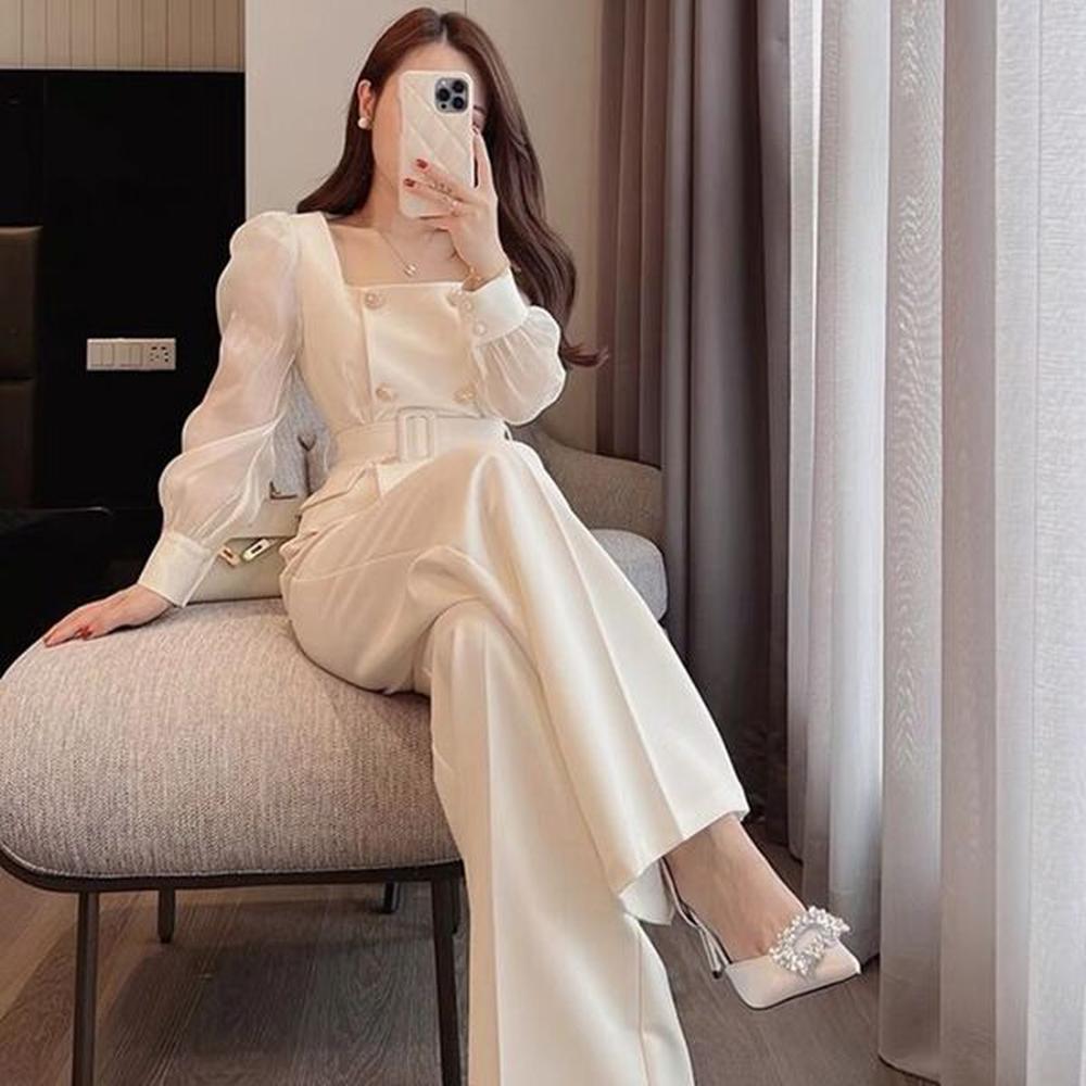womens pant set white two pieces sets pants for