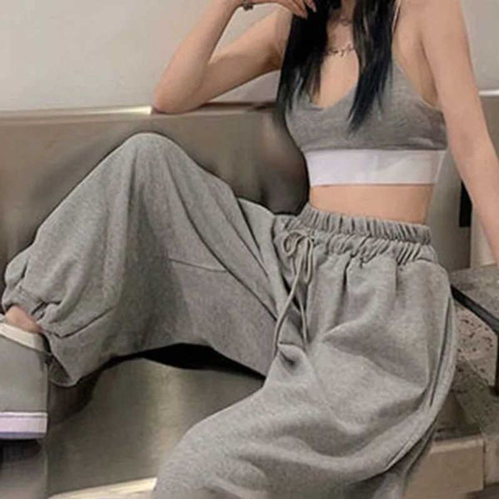 womens pants capris dihope grey womens sports autumn new