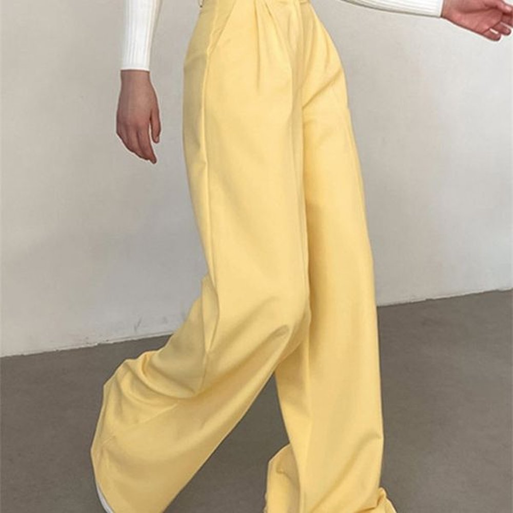 womens pants capris summer high waist women trousers loose straight
