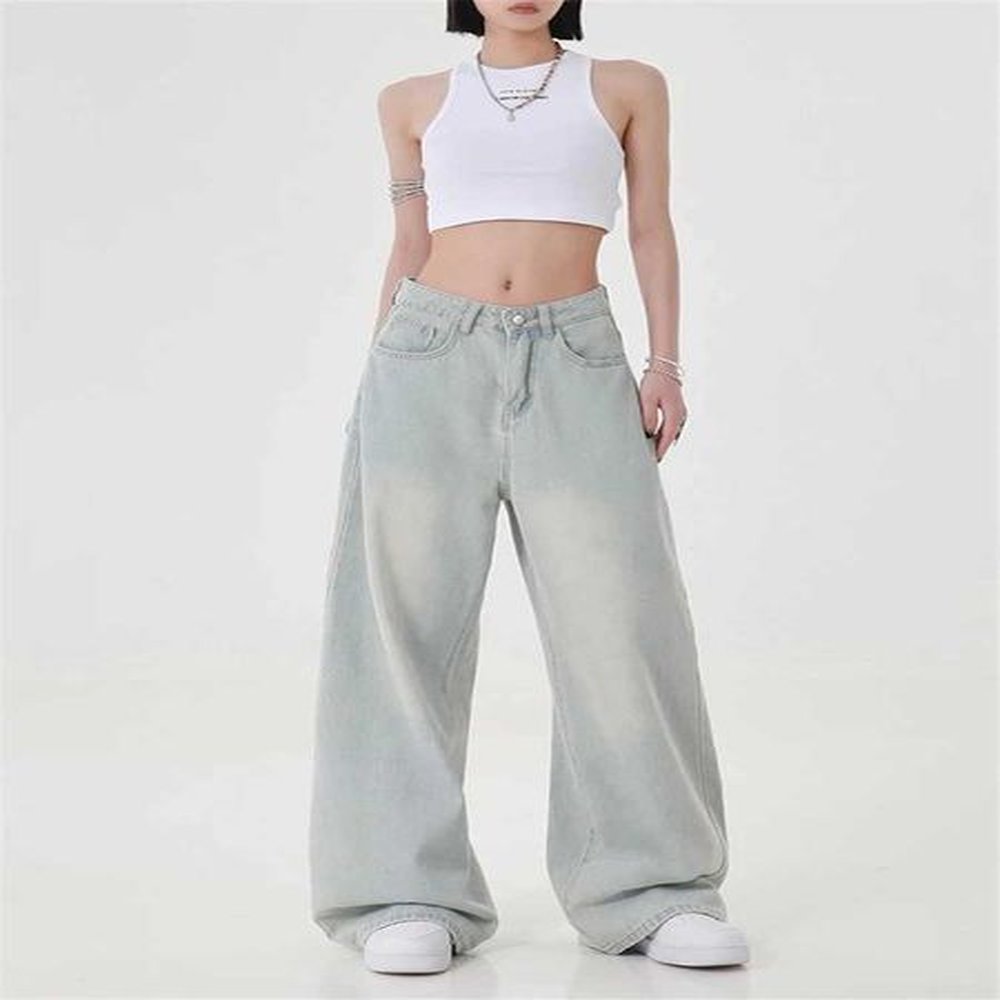 womens pants capris womens high waisted baby blue loose vintage