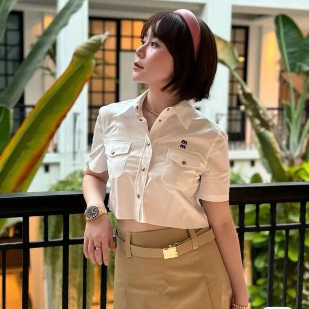 womens piece summer set tshirt and pleated skirt with rabbit