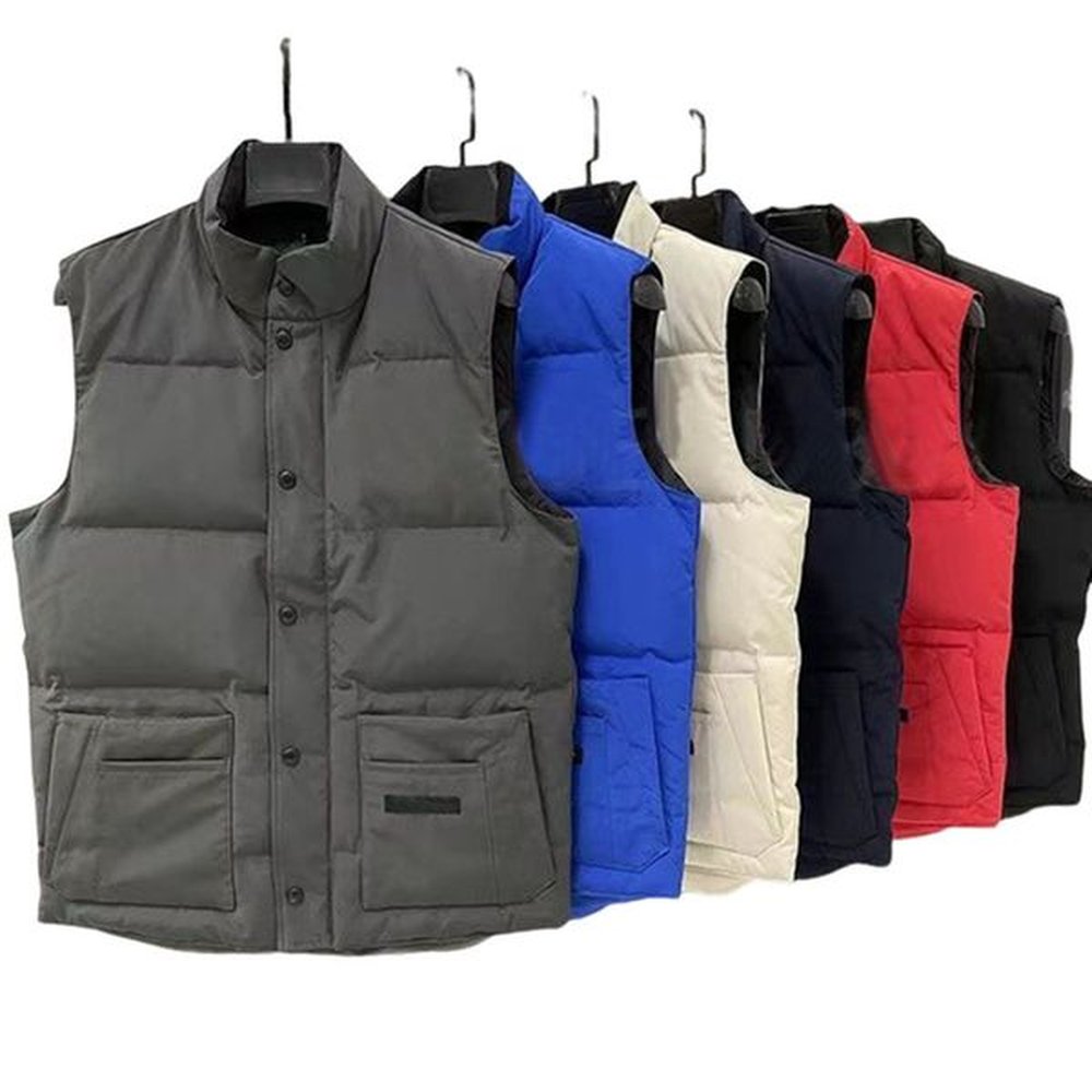 Womens Puffer Vest Man Top Mens Vest Zipper White Duck Down Winter Designer Gilets Mens Vest Womens Bodywarmer Outdoor Body Warmer Sleeveles