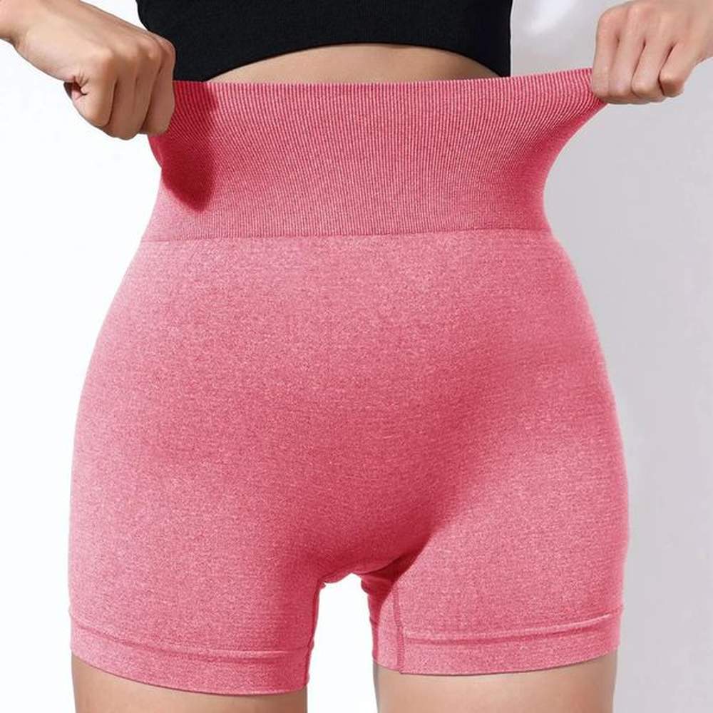 womens quick drying seamless knitted high elasticity solid color smiling