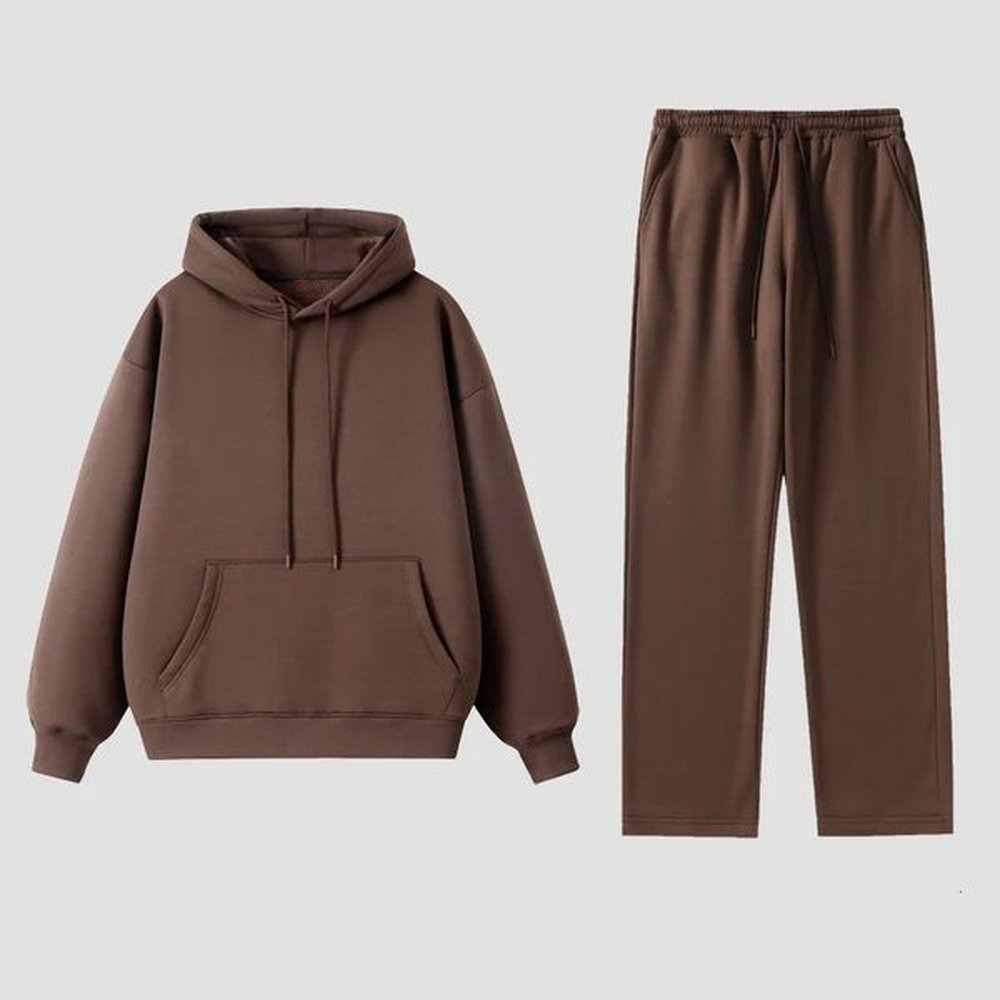 womens sets hoodies pants casual wear suit sportswear solid color