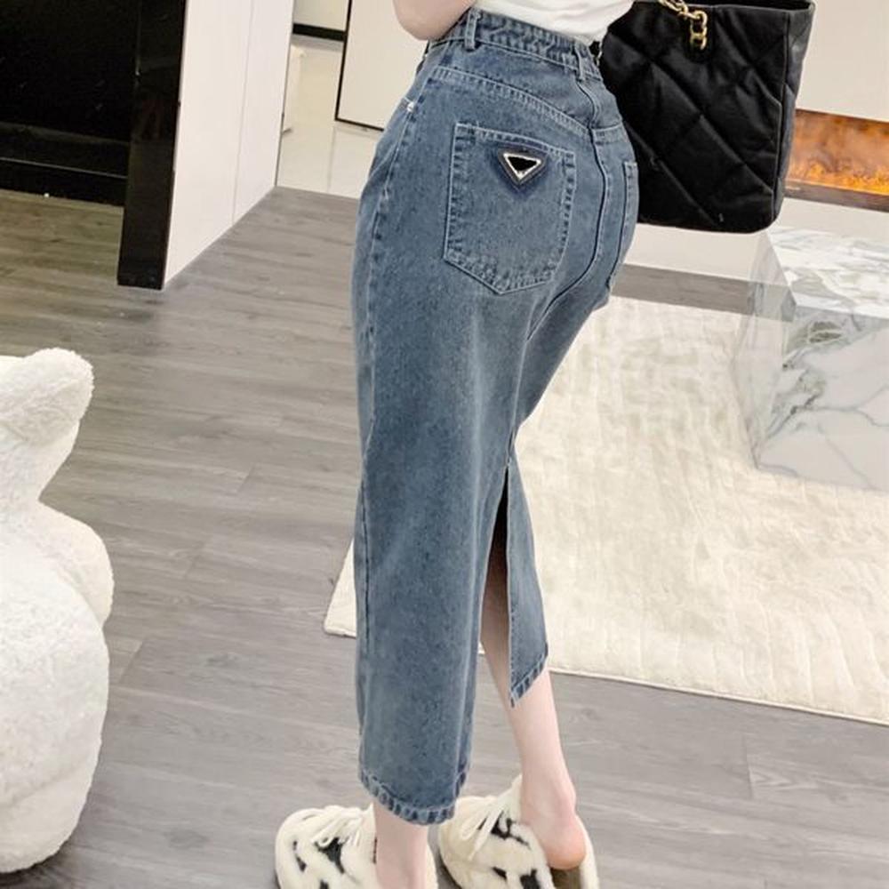 womens sexy set triangle letter denim dress uneck vest elastic