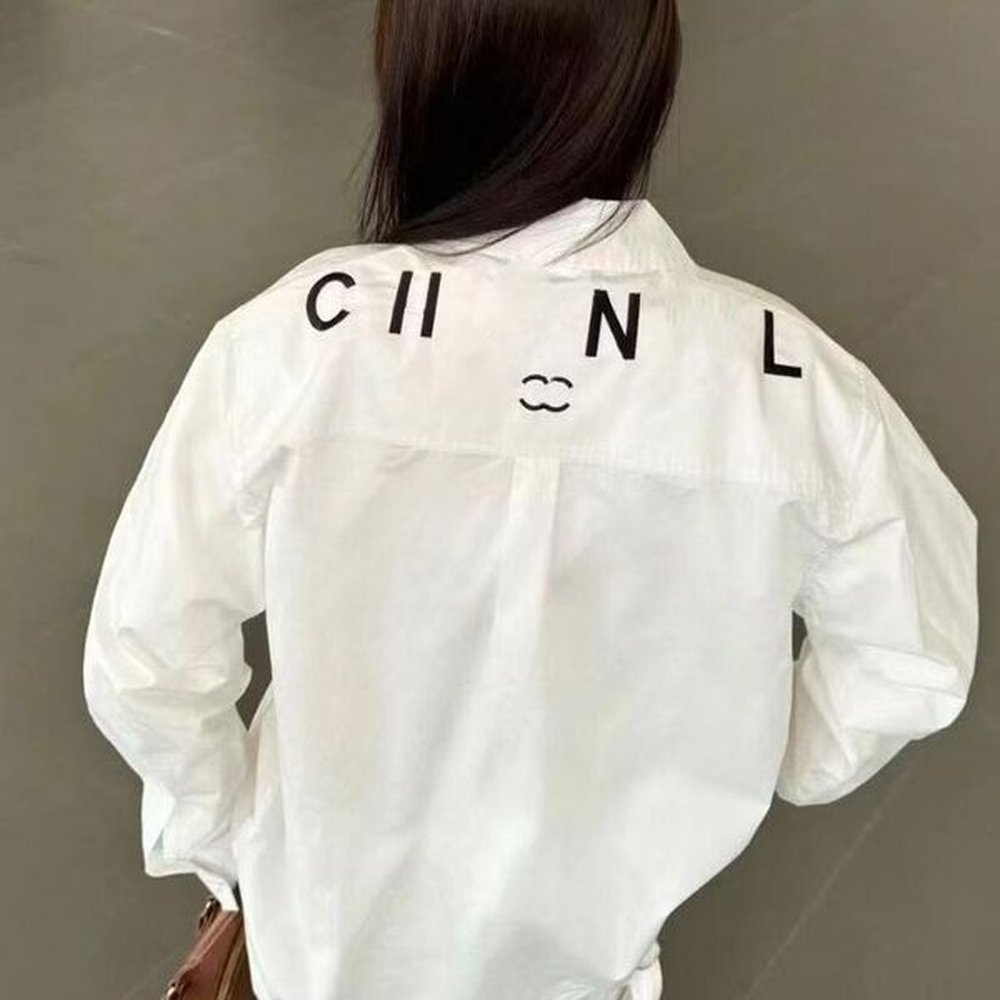 womens shirt luxury blouses designer tshirts with letters embroidery shirts